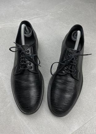 👞emporio armani туфли дерби кожаные классические2 фото