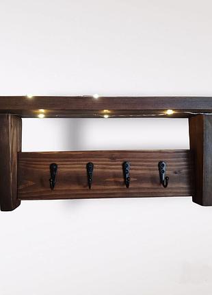 Ключниця поличка з дерева