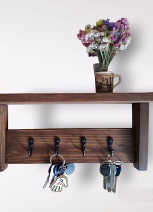 Ключниця поличка з дерева