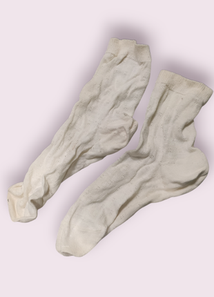 Дитячі білі носочки