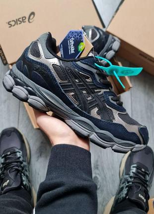 Чоловічі кросівки asics gel nyc dark blue