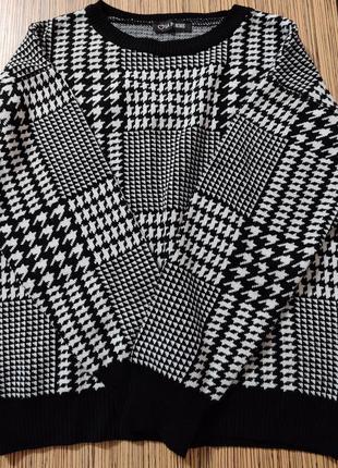 Светр гусяча лапка