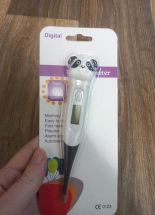 Электронный детский термометр панда с гибким наконечником