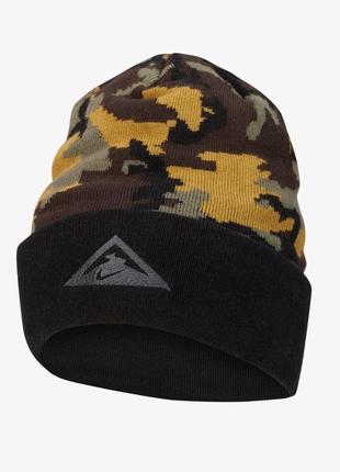 Шапка nike u df beanie trail camo camo dv3344-222