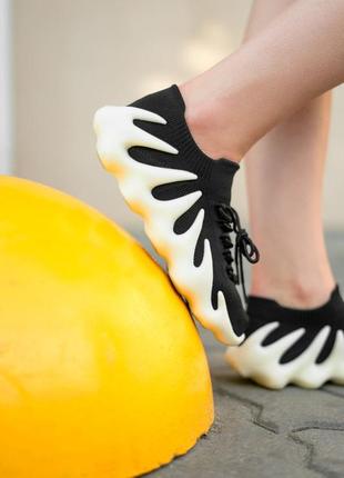 Мужские кроссовки adidas yeezy 450 black white 44
