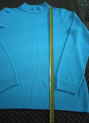 Женская одежда/ кофта гольф водолазка 🩵 52/54 размер, акрил4 фото