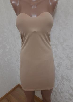 Корректирующее моделирующее платье комбинация утяжка с лифом 85c