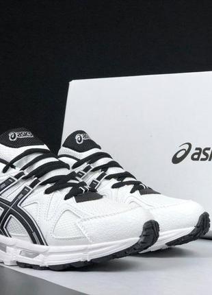 Жіночі спортивні чорно-білі кросівки на весну в стилі asics gel kahana 8 🆕 асікс4 фото