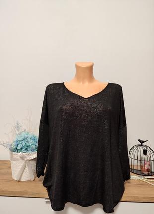 Люрексовые блузы в серебряном и черном цветах!5 фото