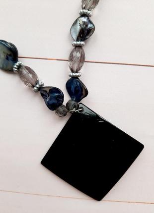 Комплект ожерелье колье серьги3 фото