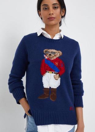 Шерстяной свитер polo ralph lauren bear1 фото