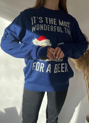 Новогодний свитер прикольный тематический мирер джемпер кофта10 фото