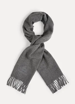 Оригинальный шерстяной шарф vivienne westwood embroidered lambswool scarf