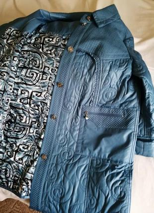 Стильное демисезонное пальто с оригинальной стежкой, adonis. акция6 фото