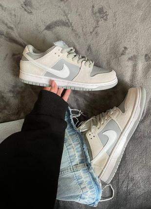 Кроссовки nike dunk light/grey