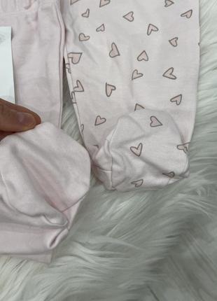 Набор ползунков штанишки на новорожденную девочку2 фото