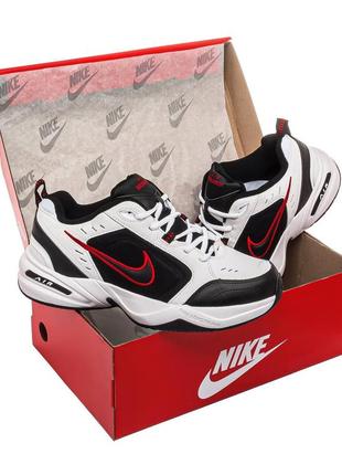 Кросівки nike air monarch white-red