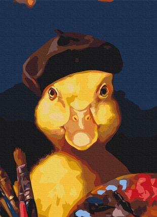 Картины по номерам "кролик художник ©lucia heffernan" раскраски по цифрам.40*50 см.украина