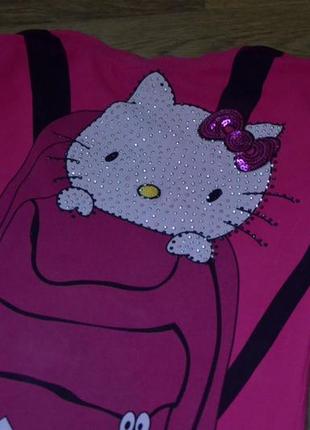 Футболка hello kitty з кошеням котиком кішкою в стилі zara mango h&m ...