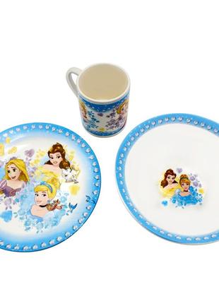 Дитячий набір посуду "принцеси" то-152 фото