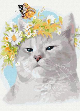 Картини за номерами "котячий настрій" розмальовки за цифрами.40*50 см.україна