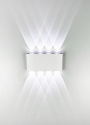 Світлодіодний накладний білий прямокутний світильник