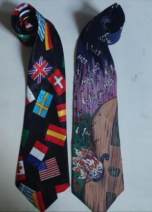 Интересные галстуки галстуки разноцветные