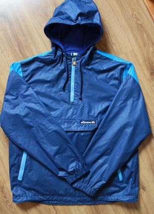 Неймовірний унікальний анорак вітровка плащовка 1980s ellesse casuals cagoule