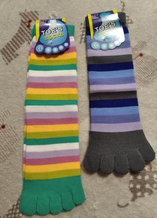 Шкарпетки з пальчиками1 фото