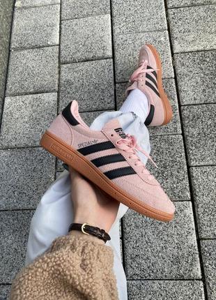 Женские кроссовки adidas spezial pink black 37-38-39-40-41