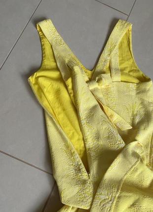 Жаккардовое сочное изумительное платье kookai размер 36 или s8 фото