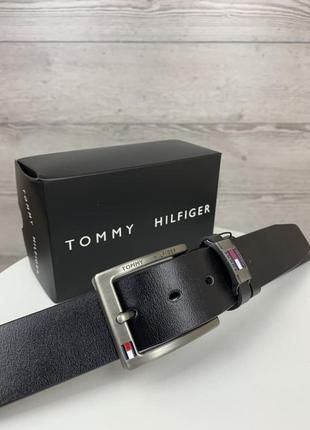 Ремень Tommy hilfiger черный мужской3 фото