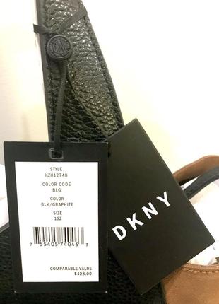 Сумка шкіряна dkny medium effortless tote leather bag kzh12748 оригінал8 фото