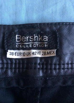 Кожаные шорты bershka3 фото