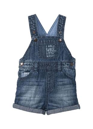 Джинсовий комбінезон шорти lupilu