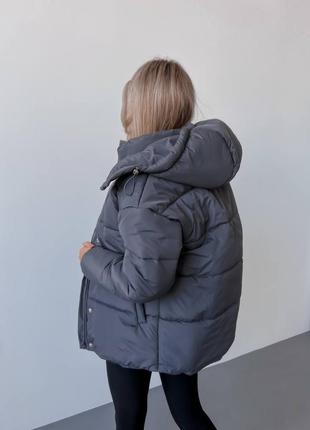 Стильная и теплая куртка 🤗5 фото