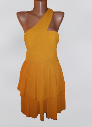 🧡🧡🧡красиве, жіноче вечірнє, коктейльне оранжеве плаття від h&amp;m🧡🧡🧡3 фото