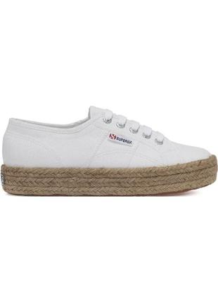 Кеды superga 2730 cotropew белые 41.5 eu