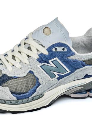 Жіночі кросівки сині new balance 2002r blue3 фото