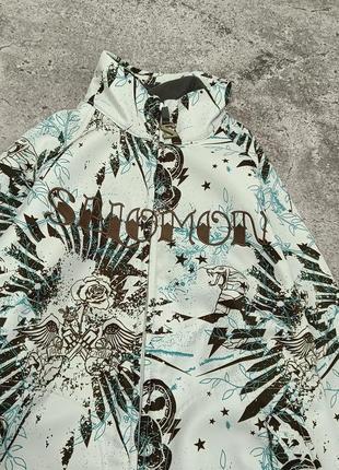 Salomon tattoprint зимова куртка на флісі саломон аутдор гірська лижна outdoor tatto3 фото