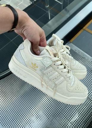 Кроссовки adidas forum 84 low beige