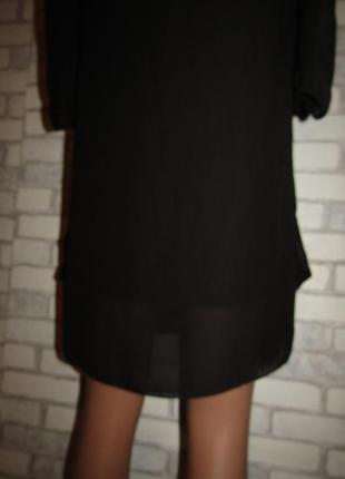 Черное платье туника м-388 фото