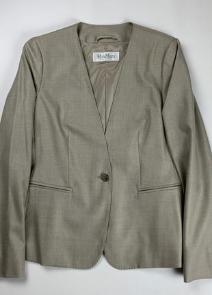 Max mara wool blazer jacket вовняний жакет