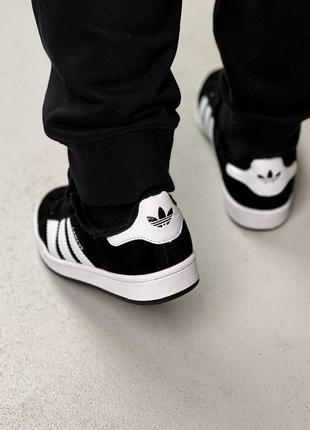 Adidas campus black white winter❄️4 фото