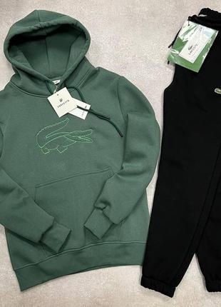 Чоловічий костюм lacoste лакоста худи худі штани кофта