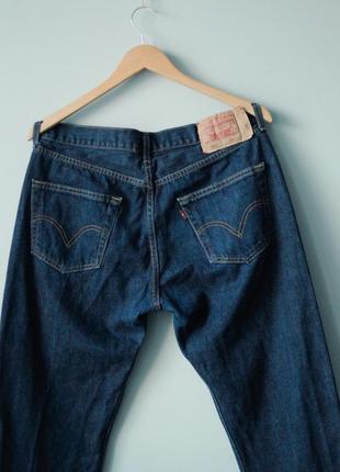 Levi's 501 34/32 джинсы мужские темно синие l левис левайс levis классические прямые lee nudie jeans wrangler g star2 фото
