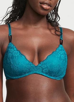 Сексуальний бюстгальтер posey lace wireless push-up bra. victoria's secret. оригінал 🇺🇸