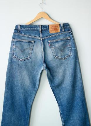 Levi's 505 старинные джинсы мужские винтажные с потертостями прямые левис левайс lee g star carhartt wrangler4 фото