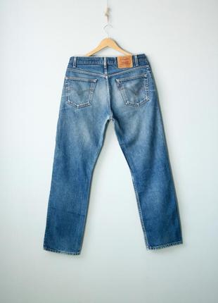 Levi's 505 старинные джинсы мужские винтажные с потертостями прямые левис левайс lee g star carhartt wrangler1 фото