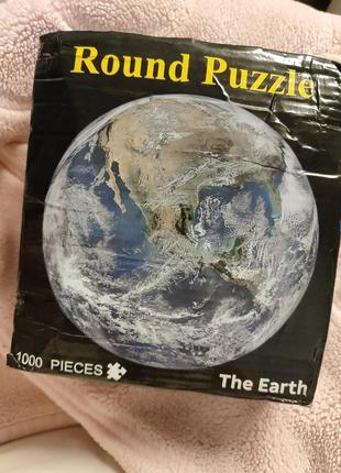Круглые пазлы земля на 1000 элементов продаж обмін